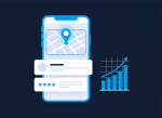 Illustration du référencement local avec carte, fiche d'entreprise et résultats de recherche.